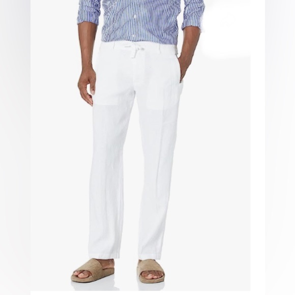 Perry Ellis | Pants | Perry Ellis Mens Drawstring Linen Blended Pant ...